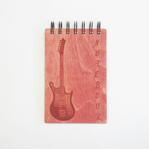 Блокнот деревянный “Guitar”, А6