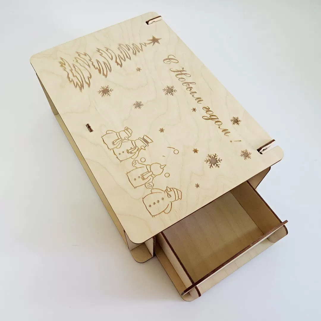 Короб-салфетница С Новым годом
