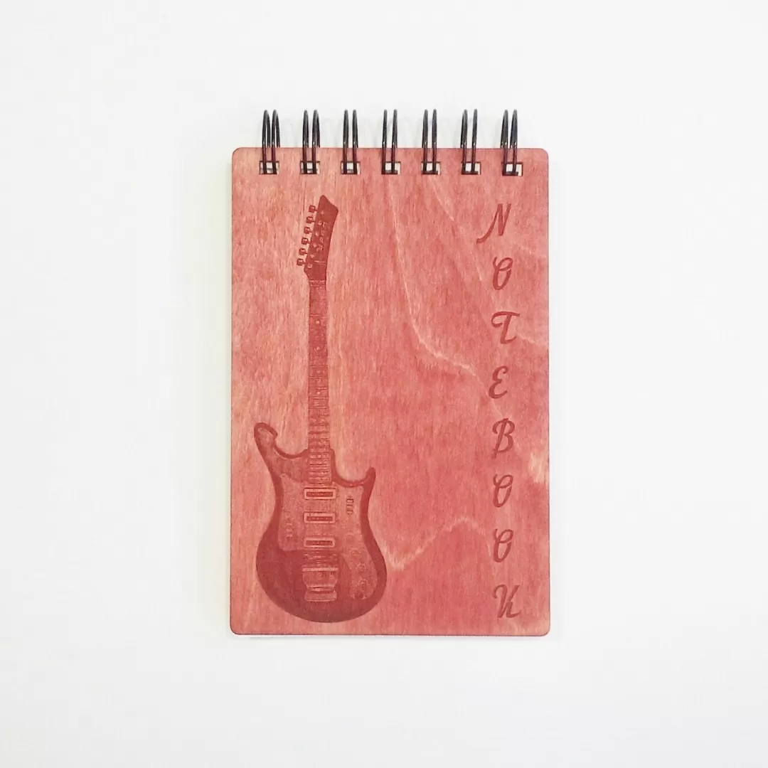 Блокнот деревянный “Guitar”, А6