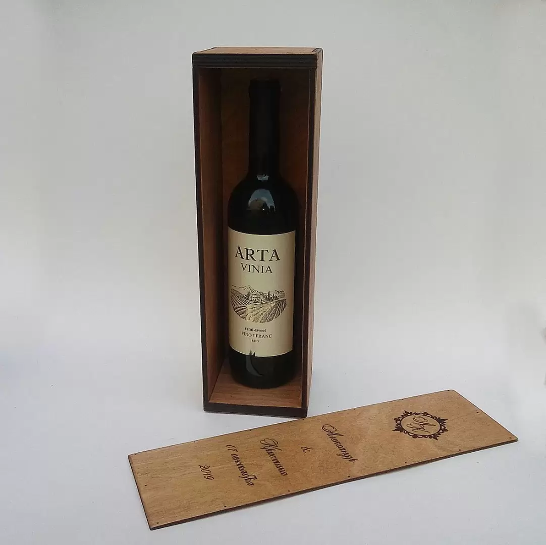 Короб для вина на свадьбу