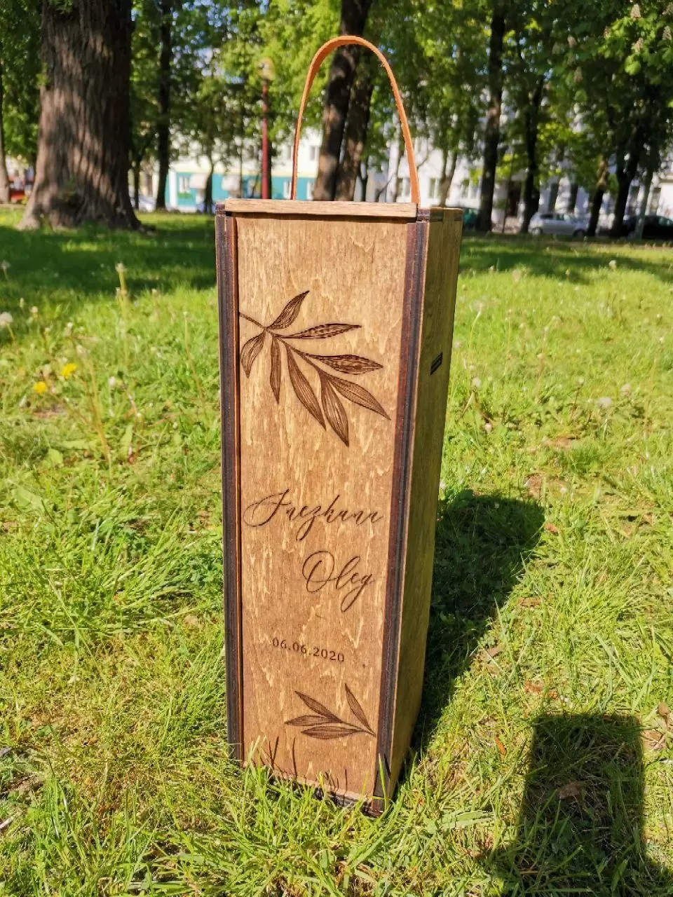 Короб для вина на свадьбу