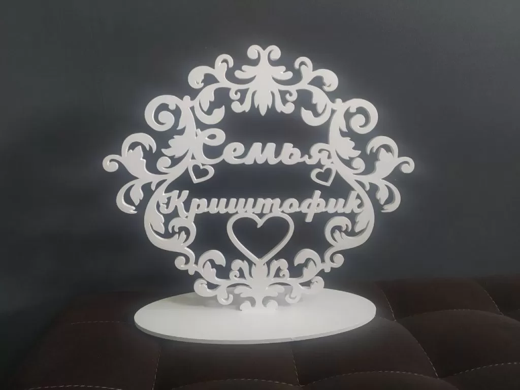 Монограмма на свадьбу. Заказать. Купить в Беларуси